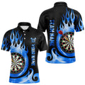 Black Blue Fire Flame Light Darts and Custom Dart League Dart