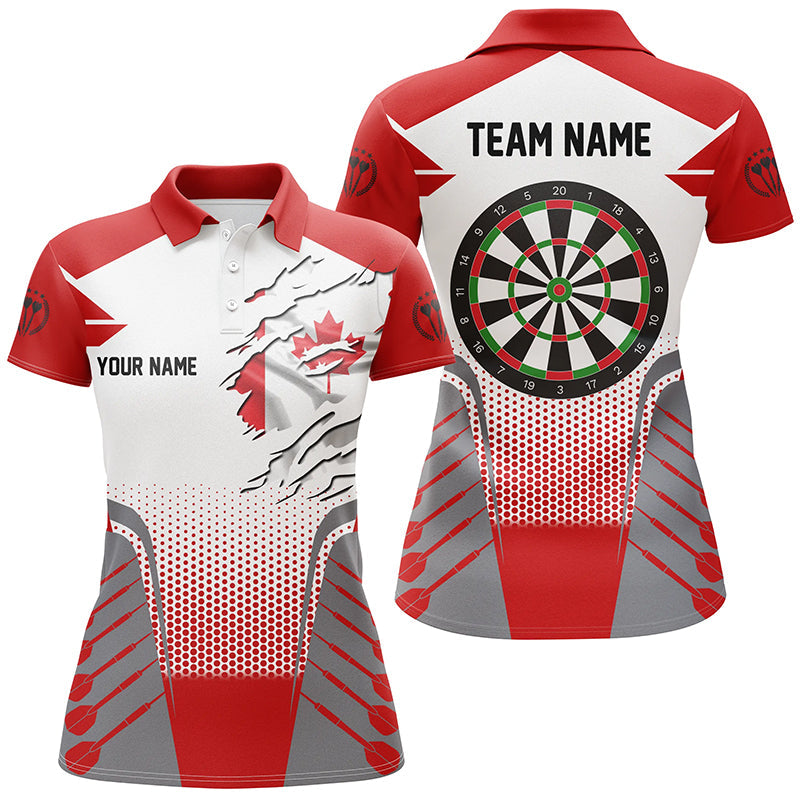 White Red Canada Flag Men Darts Custom Patriotic Darts For Team Darts