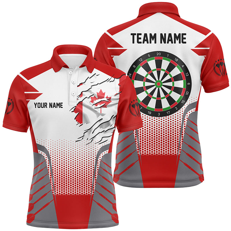 White Red Canada Flag Men Darts Custom Patriotic Darts For Team Darts