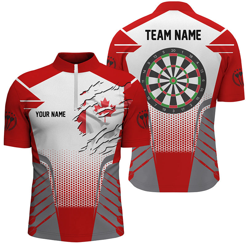 White Red Canada Flag Men Darts Custom Patriotic Darts For Team Darts