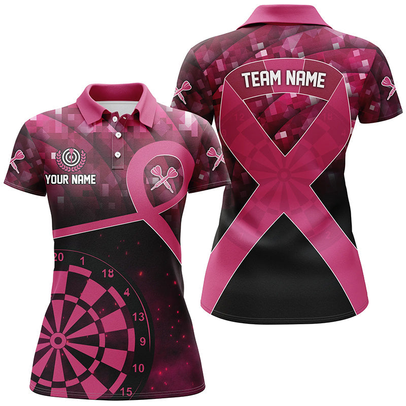 Pink Ribbon Breast Cancer Awareness Darts Custom Breast Cancer For Darts Lover