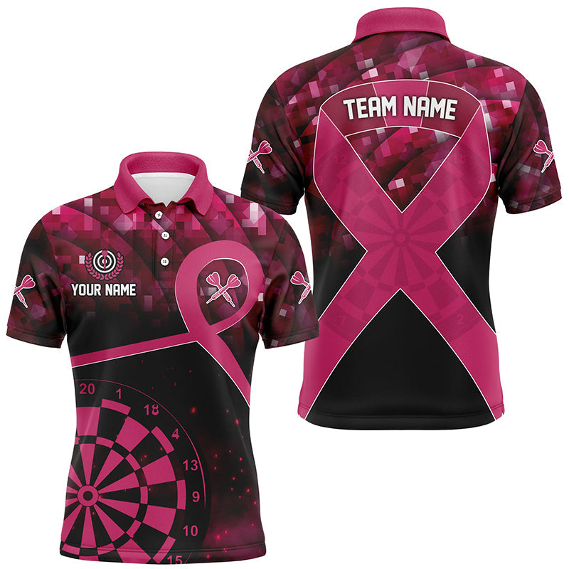 Pink Ribbon Breast Cancer Awareness Darts Custom Breast Cancer For Darts Lover