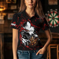 Personalized Wolf Lightning Darts and Custom Dart Darts |Red