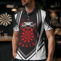 Personalized Black White Cobra Snake Dart Custom Team Outfit Darts | Red