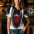 Personalized Black White Cobra Snake Dart Custom Team Outfit Darts | Red