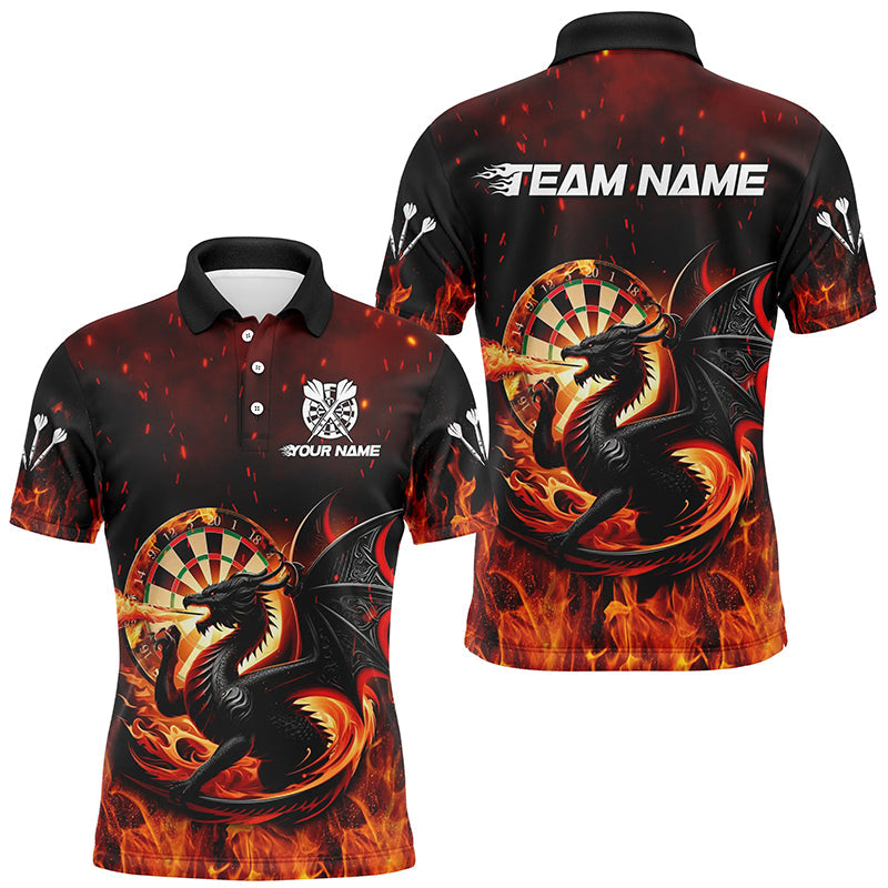 Dartboard Fire Flame Custom 3D Printed Dragon Darts, Uniform For Dart Team Player