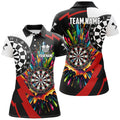 Personalized Colorful Dartboard Men Darts Custom Name Unique Darts Team