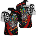 Personalized Colorful Dartboard Men Darts Custom Name Unique Darts Team