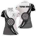 Personalized Black White And Grey Dartboard Crown Dart Custom Darts Team