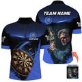 Personalized 3D All Over Print Blue Darts Custom Photo Darts Player