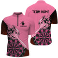 Custom Pink Darts Personalized Flame Arrow Darts and For Team