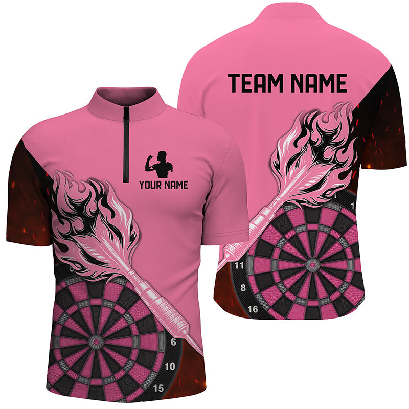Custom Pink Darts Personalized Flame Arrow Darts and For Team