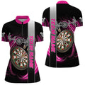 Personalized Pink Swirl Darts Board Heartbeat Line Men Dart Custom Dart Team Uniform