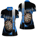 Personalized Blue Swirl Darts Board Heartbeat Line Men Dart Custom Dart Team Uniform