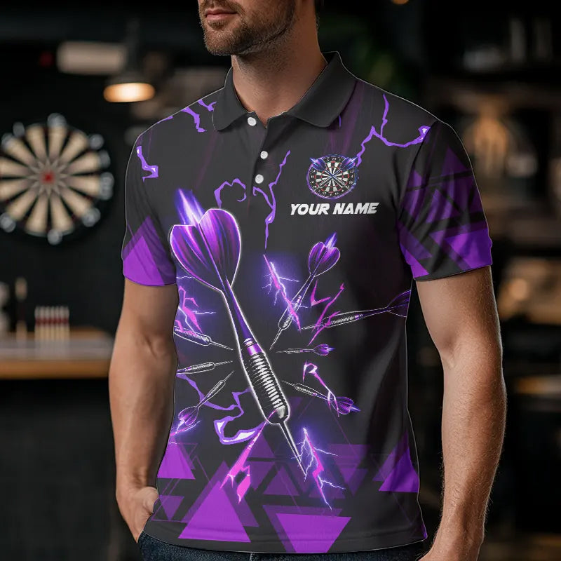 Purple Darts Arrow Thunder Lightning Dart Custom Dart Team and