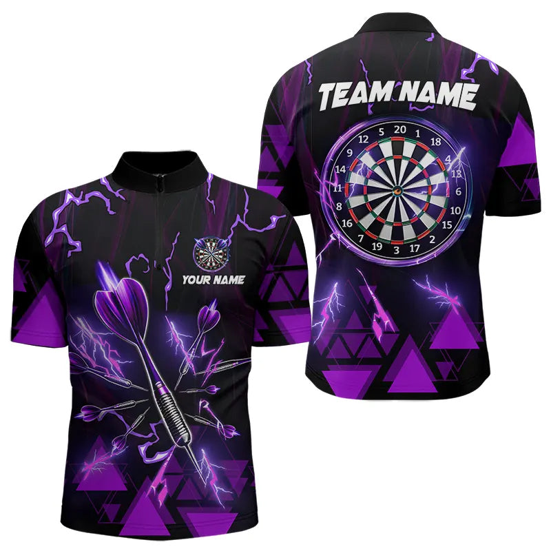 Purple Darts Arrow Thunder Lightning Dart Custom Dart Team and