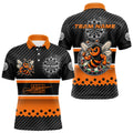 Black Orange Darts Bee Custom Name Darts, Funny Darts Apparel, Best Darts Gifts
