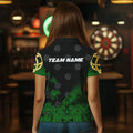 Black And Green St Patrick Day Luckiest Shamrock Dart Custom Darts Team