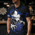 Personalized Wolf Lightning Darts and Custom Dart Darts |Blue