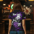 Personalized Wolf Lightning Darts and Custom Dart Darts |Purple