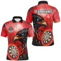 Personalized Red Dartboard Fire Custom Eagle Darts, Cool Darts Team