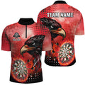 Personalized Red Dartboard Fire Custom Eagle Darts, Cool Darts Team