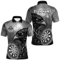 Personalized Grey Dartboard Fire Custom Eagle Darts, Cool Darts Team