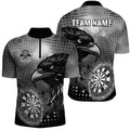 Personalized Grey Dartboard Fire Custom Eagle Darts, Cool Darts Team