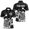 Black White Grunge Darts And Custom Dart For Team Dart