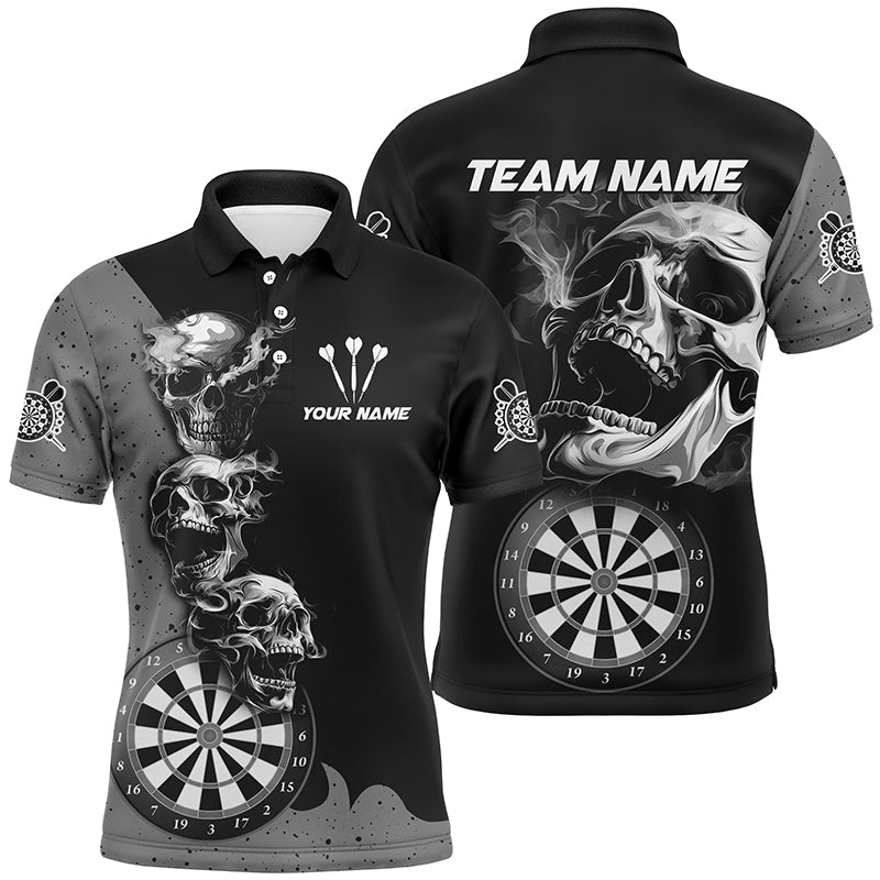 Personalized Smoking Skull Black Dart Custom Darts League Cool Dart Team