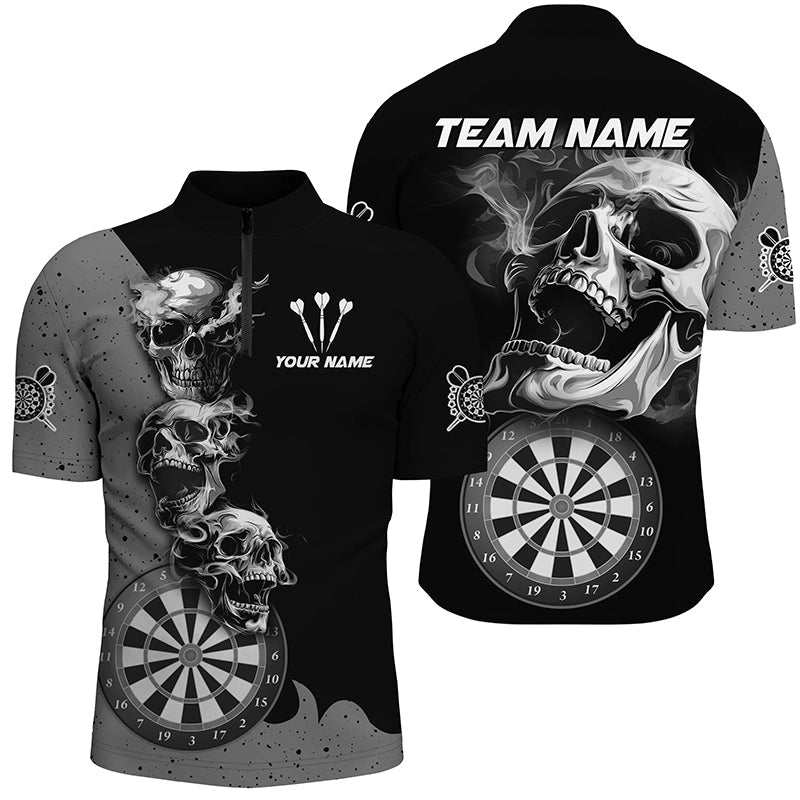 Personalized Smoking Skull Black Dart Custom Darts League Cool Dart Team