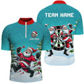 Funny Santa Playing Darts Turquoise Christmas Dart Custom Christmas Darts Gifts
