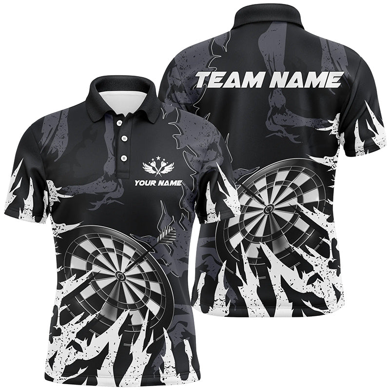 Personalzied Darts Board White Grunge Style 3D Men Darts Custom Darts Team