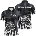 Personalzied Darts Board White Grunge Style 3D Men Darts Custom Darts Team