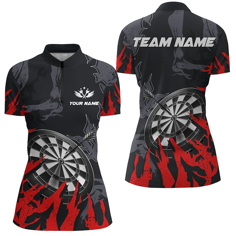 Personalzied Darts Board Red Grunge Style 3D Men Darts Custom Darts Team