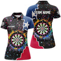 Grunge Colorful Darts Board Texas Flag Darts Custom Patriotic Darts Team