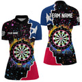 Grunge Colorful Darts Board Texas Flag Darts Custom Patriotic Darts Team