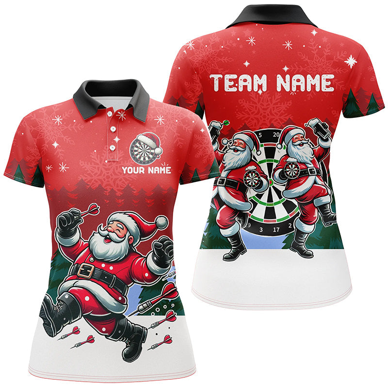 Funny Santa Playing Darts Red Christmas Dart Custom Christmas Darts Gifts Outfit