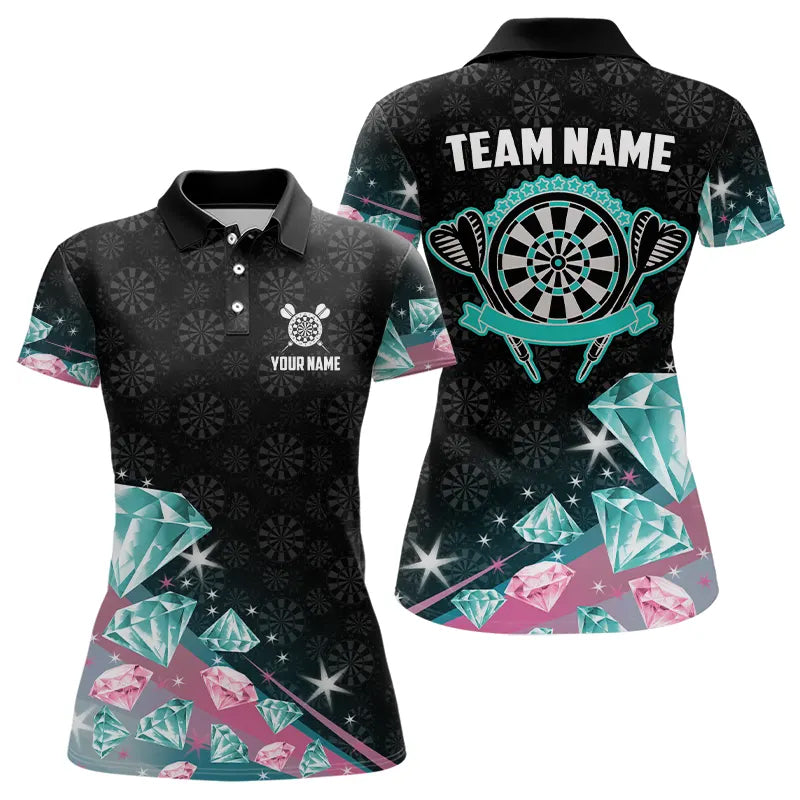 Funny Pink And Turquoise Diamonds Darts and Custom Dart Dart