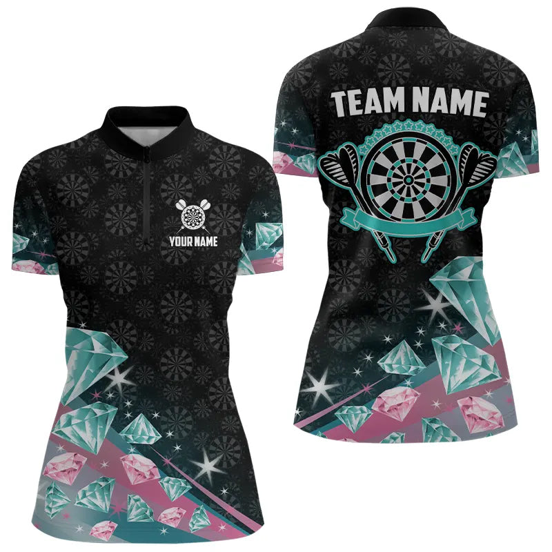 Funny Pink And Turquoise Diamonds Darts and Custom Dart Dart