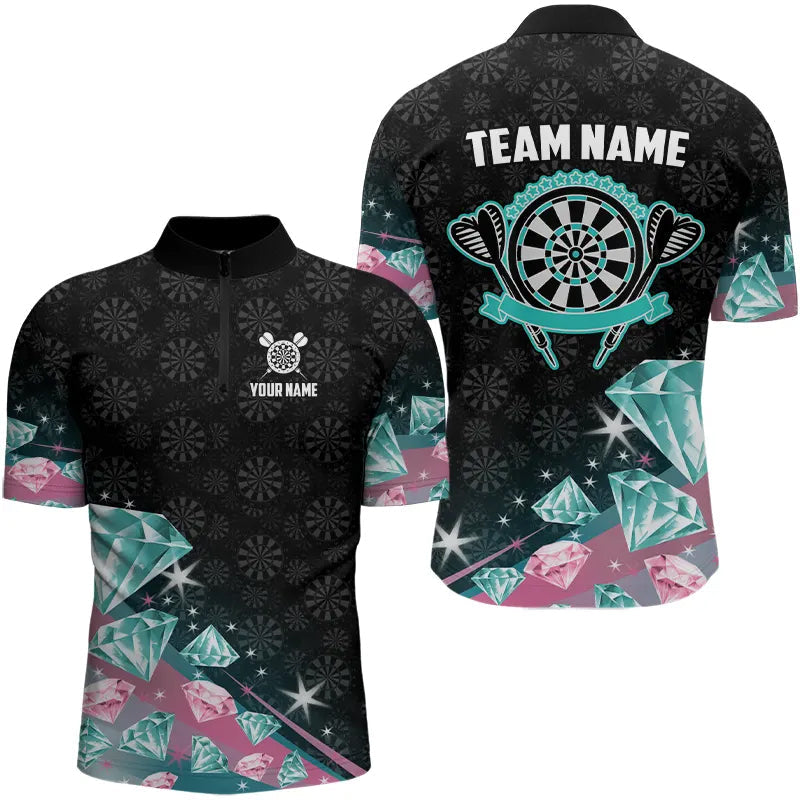 Funny Pink And Turquoise Diamonds Darts and Custom Dart Dart