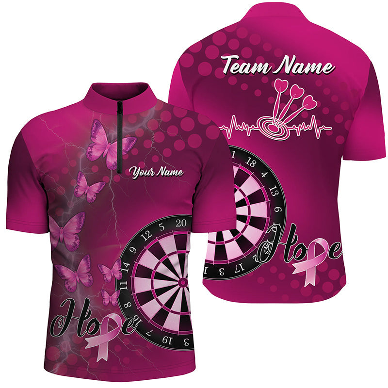 Pink Darts Board Breast Cancer Awareness Custom Darts, Pink Darts Team