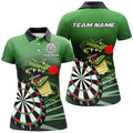 Personalized Green Funny Crocodilian Darts, Darts Team, Darts Gifts