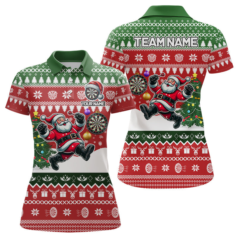 Funny Santa Christmas Pattern Custom Dart, Christmas Dart, Xmas Dart Gifts