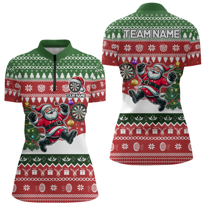 Funny Santa Christmas Pattern Custom Dart, Christmas Dart, Xmas Dart Gifts