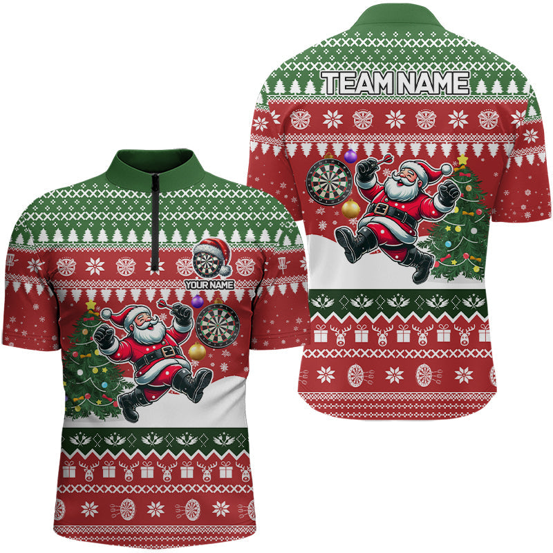 Funny Santa Christmas Pattern Custom Dart, Christmas Dart, Xmas Dart Gifts