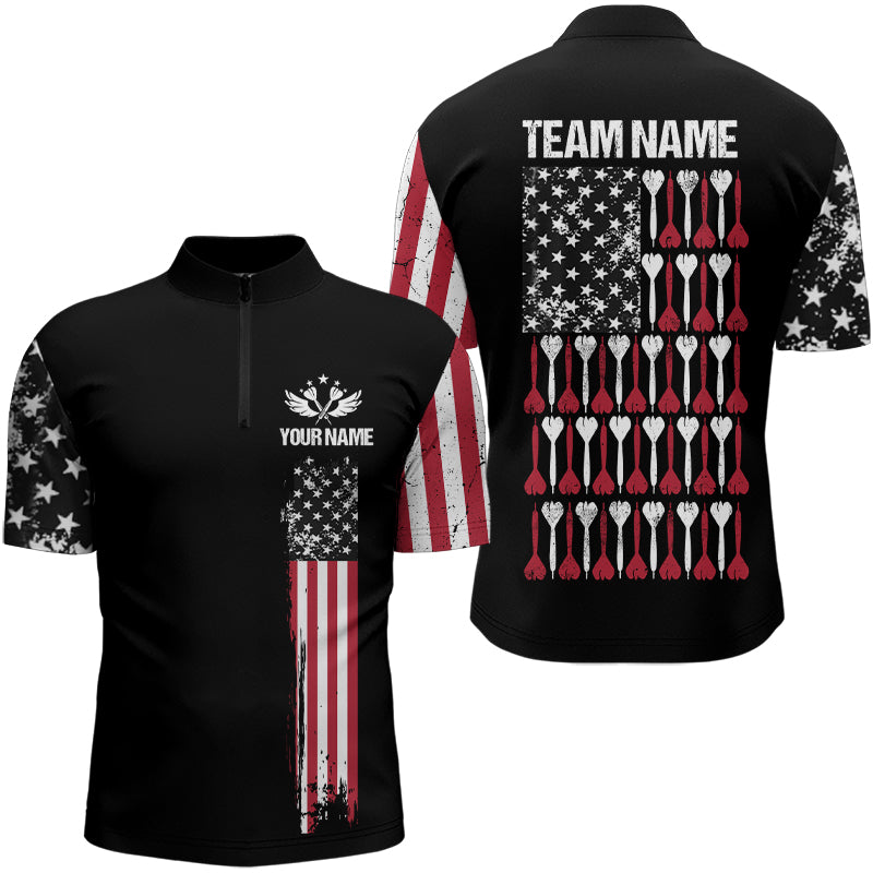 American Flag Patriotic Darts and Custom Dart Black Dart