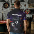 Personalized Thunder Lightning Funny Storm Custom Dart, Cool Purple Dart Team
