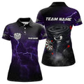 Personalized Thunder Lightning Funny Storm Custom Dart, Cool Purple Dart Team