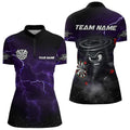 Personalized Thunder Lightning Funny Storm Custom Dart, Cool Purple Dart Team